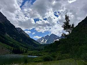 Crested Butte-Aspen the Maroon Bells.