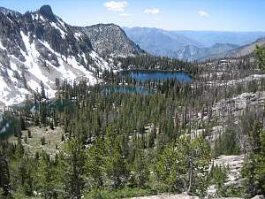 Frank Church Crags Map at 1:24,000 scale.