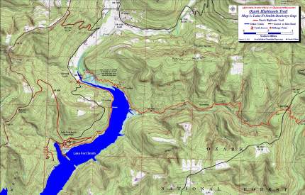 OHT Map 01 Lake Fort Smith to Dockery.